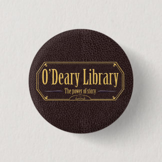 O'Deary Bibliotheks-Knopf Button