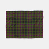 Odee Armee grün kariert schwarz rosa Streifen Fleecedecke (Vorderseite (Horizontal))