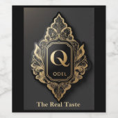 Odel, The Real Taste out of Bavaria Weinetikett (Einzelnes Label)