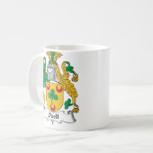 Odell Familienwappen Kaffeetasse (Vorderseite Links)