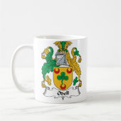 Odell Familienwappen Kaffeetasse (Links)