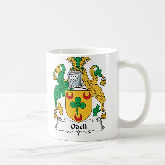Odell Familienwappen Kaffeetasse (Rechts)
