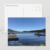 Odell Lake, Oregon Postkarte (Vorne/Hinten)