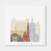 Odenes Skyline-Poster Magnet (Vorne)