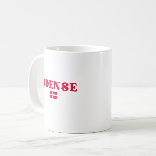 ODENSE Dänemark Kaffeetasse (Vorderseite Links)