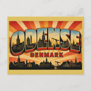 Odense Dänemark Literarisch Postkarte