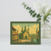 Odense Dänemark Literarisch Postkarte (Stehend Vorderseite)