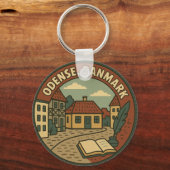 Odense Dänemark Literarisch Schlüsselanhänger (Vorderseite)