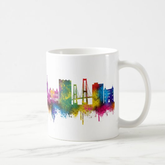 Odense Dänemark Skyline Kaffeetasse (Rechts)