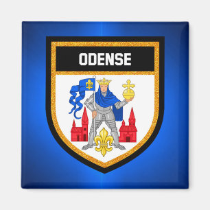 Odense-Flagge Magnet