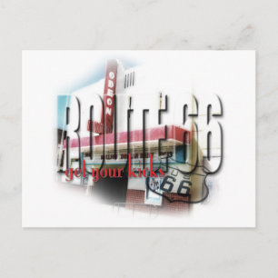 Odeon Movie Theater - Tucumcari, NM - Rt 66 Postkarte