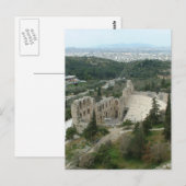 Odeon of Herodes Postkarte (Vorne/Hinten)