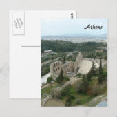 Odeon of Herodes Postkarte (Vorne/Hinten)