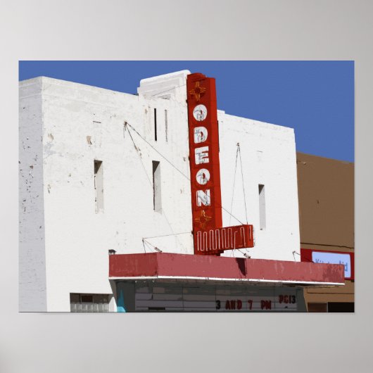 Odeon Theater, Tucumcari, New Mexico Poster (Vorne)