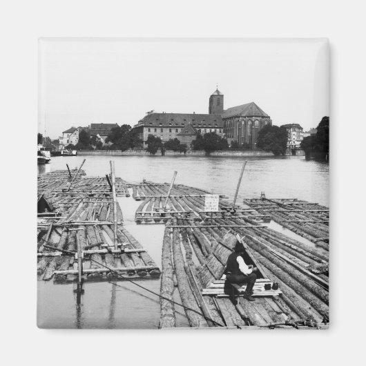 Oder Breslau Polen, c.1910 Magnet (Vorne)