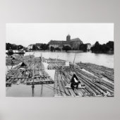 Oder Breslau Polen, c.1910 Poster (Vorne)