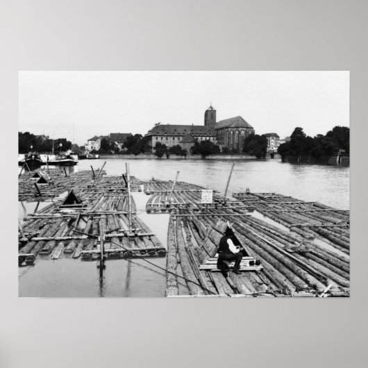 Oder Breslau Polen, c.1910 Poster (Vorne)