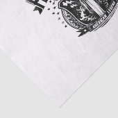 oder die amerikanische Legende Seidenpapier (Ausschnitt)