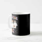 Oder ein Arbeitstherapeut Halloween Gho Kaffeetasse (Vorderseite Links)