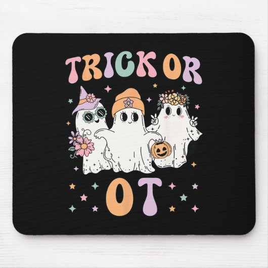 Oder ein Arbeitstherapeut Halloween Gho Mousepad (Vorne)