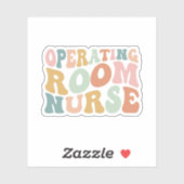 ODER Geschenk für Krankenpflege im Operationssaal Aufkleber (Blatt)