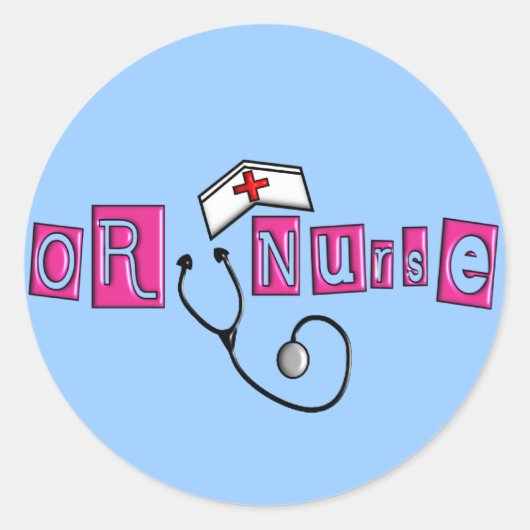 ODER Krankengeschenke Runder Aufkleber (Vorderseite)