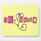 ODER Krankenschwester-Geschenke Mousepad (Vorne)