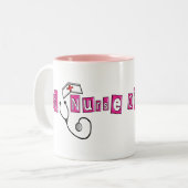 ODER Krankenschwester-Geschenke Zweifarbige Tasse (Vorderseite Links)