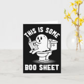 Oder Leckerei Spooky Ghost, das ist ein Boo-Sheet  Karte (Gelbe Blume)