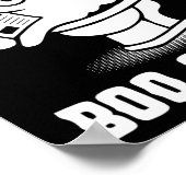 Oder Leckerei Spooky Ghost, das ist ein Boo-Sheet Poster (Ecke)