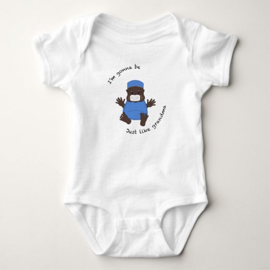 ODER Oma Baby Strampler (Vorderseite)