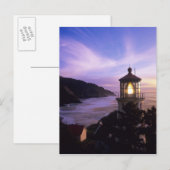 ODER, Oregon-Küste, Heceta Head Leuchtturm, auf Postkarte (Vorne/Hinten)
