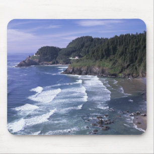 Oder, Oregon-Küste, Leuchtturm Heceta Head, auf Mousepad