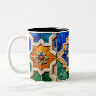 Oder personalisierte Eid Al-Fitr-traditionelle Fli Zweifarbige Tasse