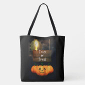 oder Treat Pumpkins Tasche (Rückseite)