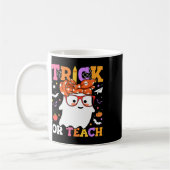 Oder unterrichten Lehrer glücklich Halloween-Geist Kaffeetasse (Links)
