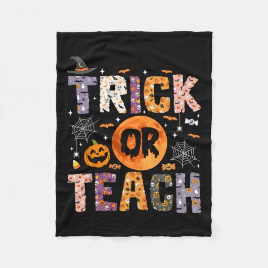 Oder unterrichten lustige Lehrer Halloween-Geist Fleecedecke (Vorderseite)