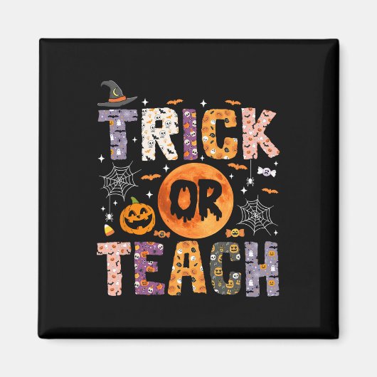 Oder unterrichtet lustige Lehrer Halloween Ghost Magnet (Vorne)