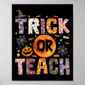 Oder unterrichtet lustige Lehrer Halloween Ghost Poster (Vorne)