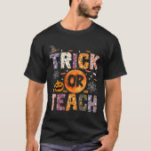 Oder unterrichtet lustige Lehrer Halloween Ghost T-Shirt (Vorderseite)