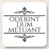 Oderint Dum Metuant Getränkeuntersetzer (Vorderseite)