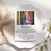 %odern Script Abschluss Dankeschön-Nachricht Dankeskarte