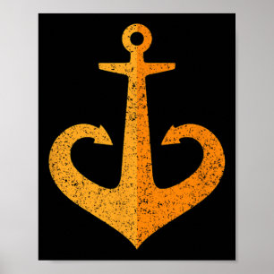 Odesa Odessa Anker Emblem Symbol Ukraine Ukr Poster
