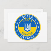 Odesa Ukraine Postkarte (Vorne/Hinten)