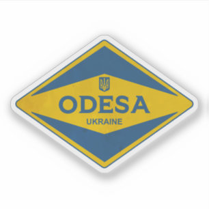 Odesa Ukraine Vintag Aufkleber