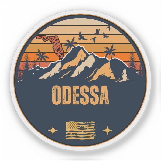 Odessa, Florida Aufkleber (Vorderseite)