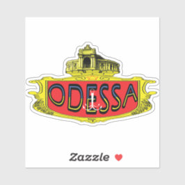 Odessa Harbour Ukraine Aufkleber