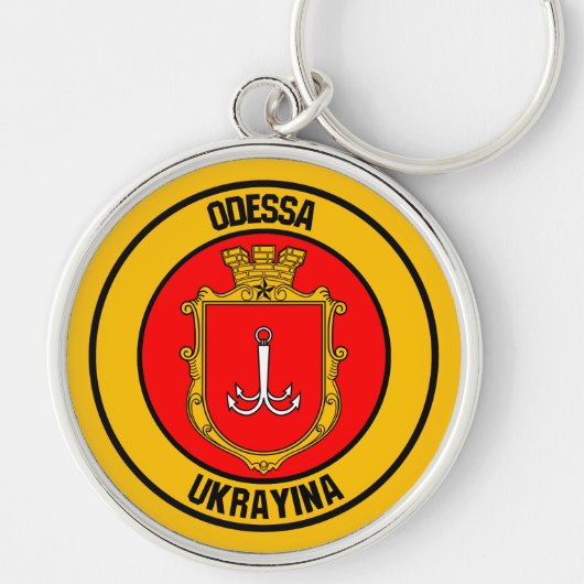 Odessa Round Emblem Schlüsselanhänger (Vorne)