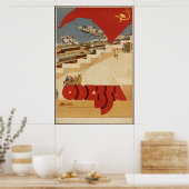 Odessa Russland UdSSR Vintage Travel Poster Ad Ret (Küche)