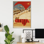 Odessa Russland UdSSR Vintage Travel Poster Ad Ret (Heimbüro)